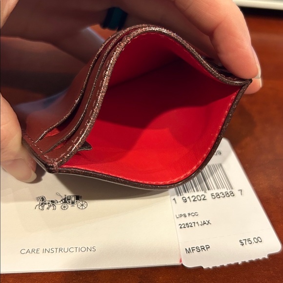 Coach card case wallet - Picture 3 of 4